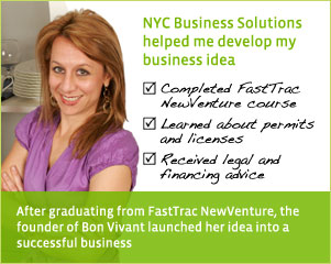 After graduating from FastTrac NewVenture, the founder of Bon Vivant launched her idea into a successful business