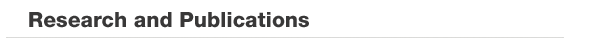 Research and Publications
