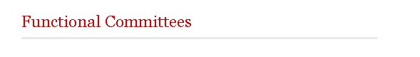 Functional Committees