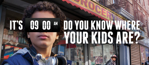 It's 9:00am, do you know where your kids are?