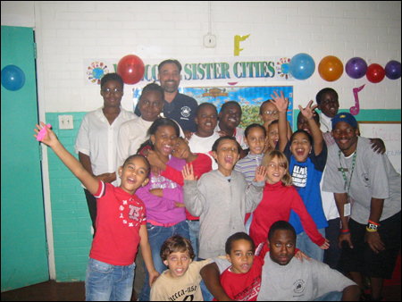 IEEP student participants at Pelham Fritz