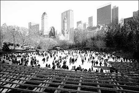View of Wollman Rink, Central Park, Winter
