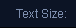 Text Size