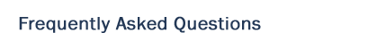 Frequently Asked Questions
