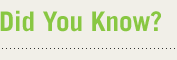 Did You Know?