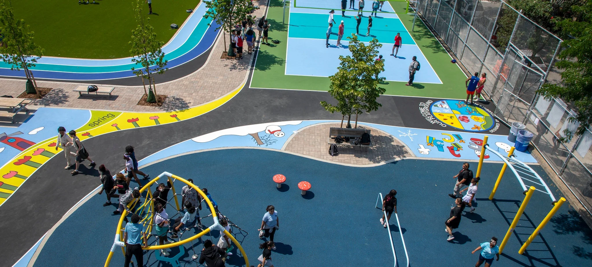 Photo of a playground
