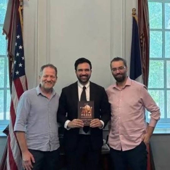Mayor Mamdani Meeting with Maoz Inon and Aziz Abu Sarah