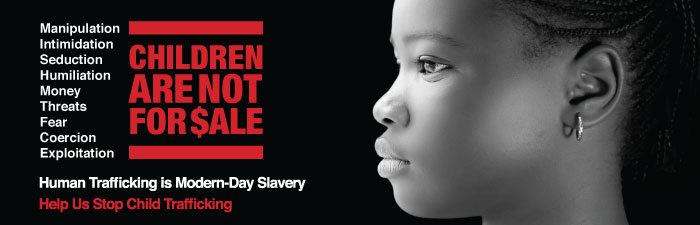 Child Trafficking Banner