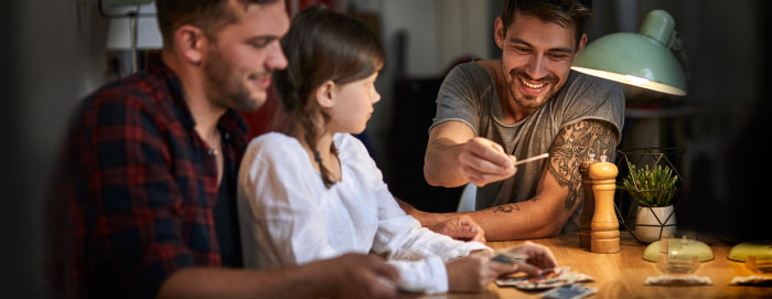 Family Around the Table