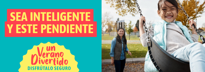 Sea inteligente y este pendiente. Un verano divertido, disfrutalo segúro
