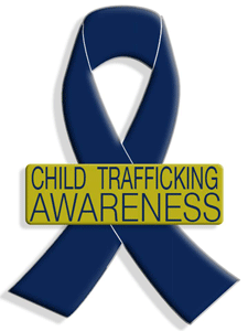 Child Trafficking Ribbon