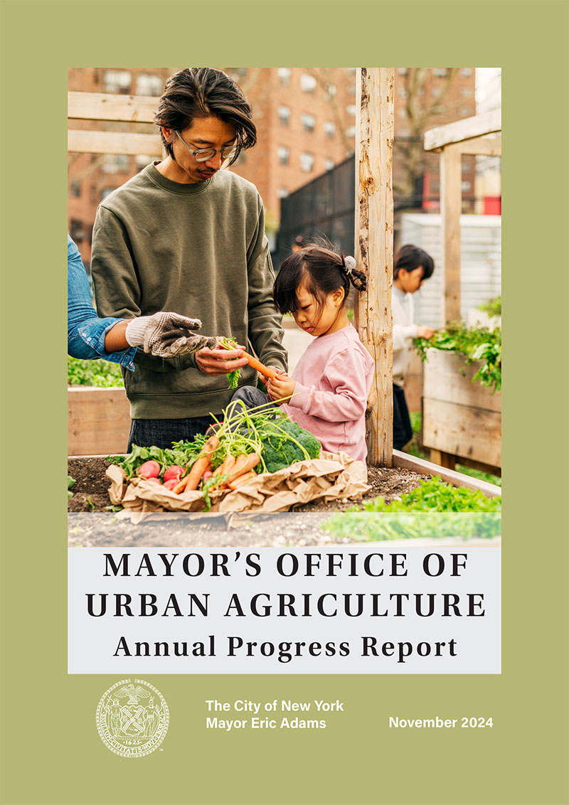 cover of Mayor's Office of Urban Agriculture Annual Progress Report 2024