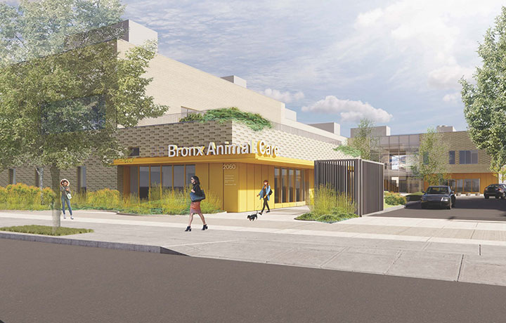 Rendering of the Bronx Animal Care Center
                                           