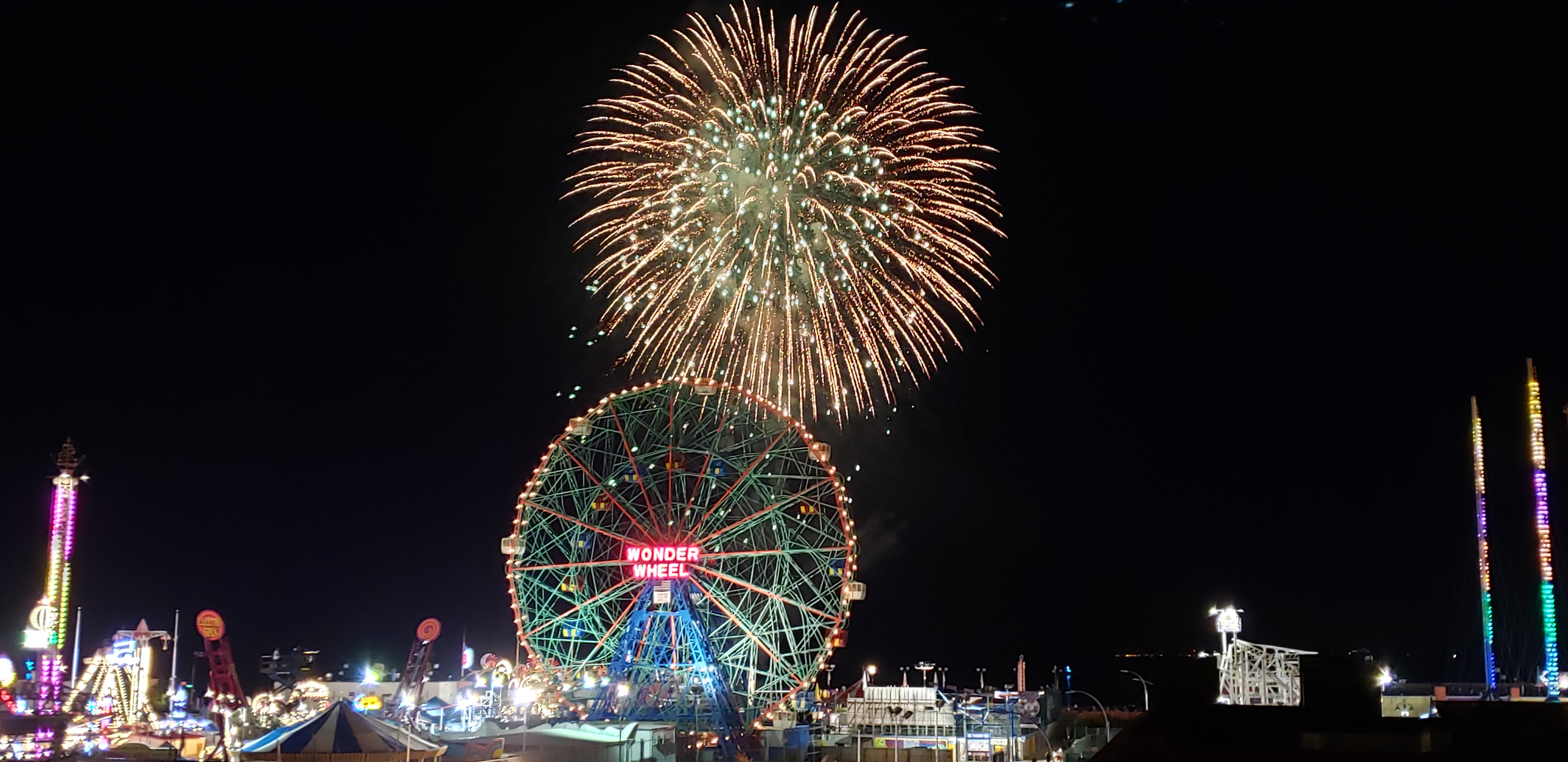 Coney Island Friday Night Fireworks
                                           