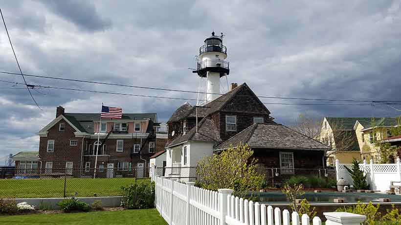 Light house in the Sea Gate neighborhood in Brooklyn
                                           