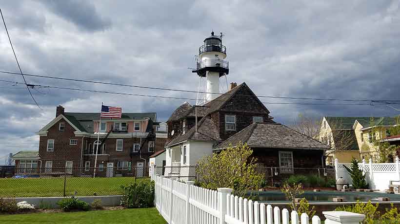 Light house in the Sea Gate neighborhood in Brooklyn
                                           