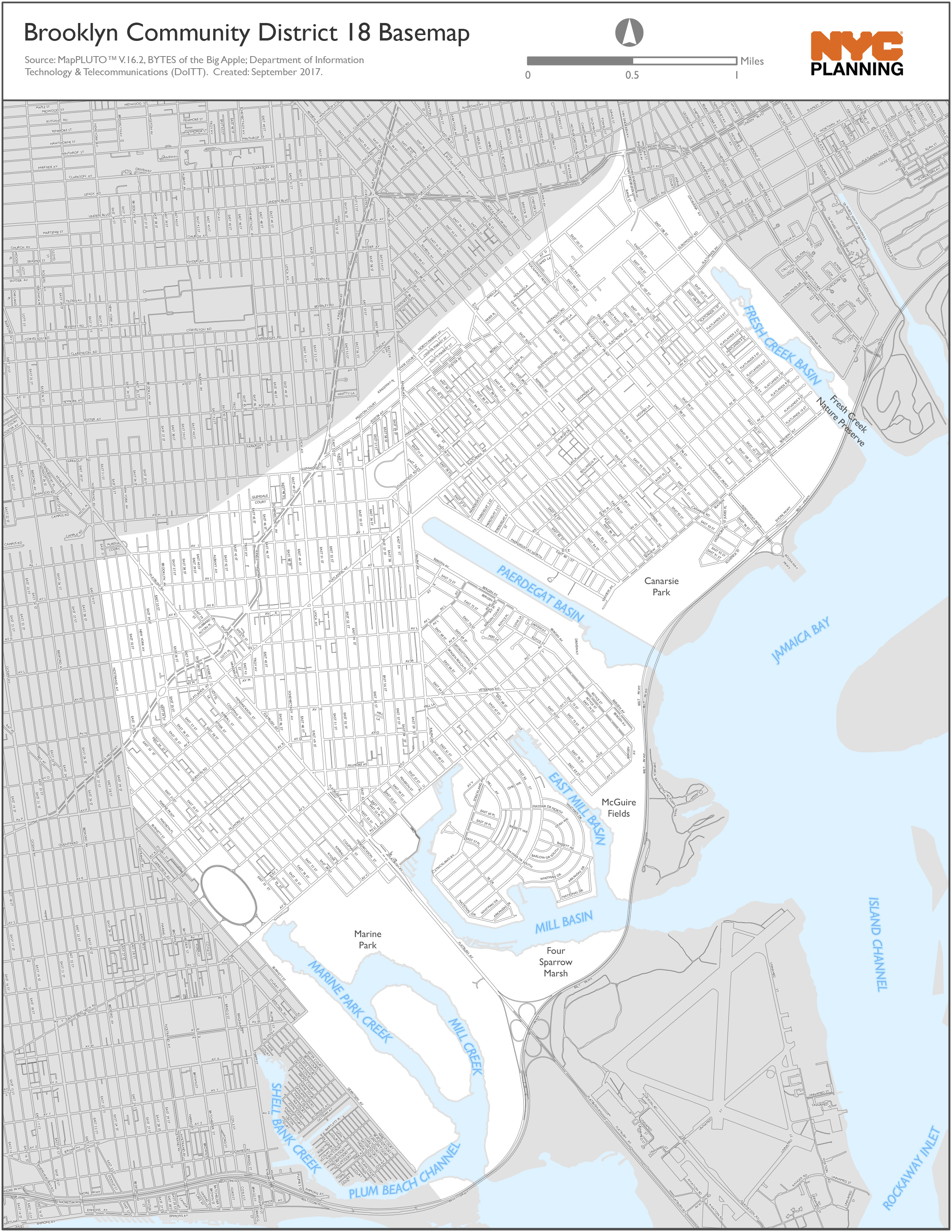Brooklyn Community District Base Map