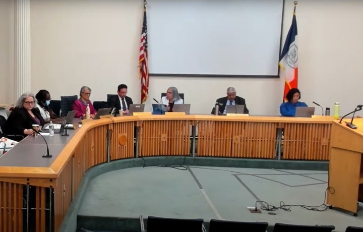 BSA Public Hearing in session at Spector Hall
                                           