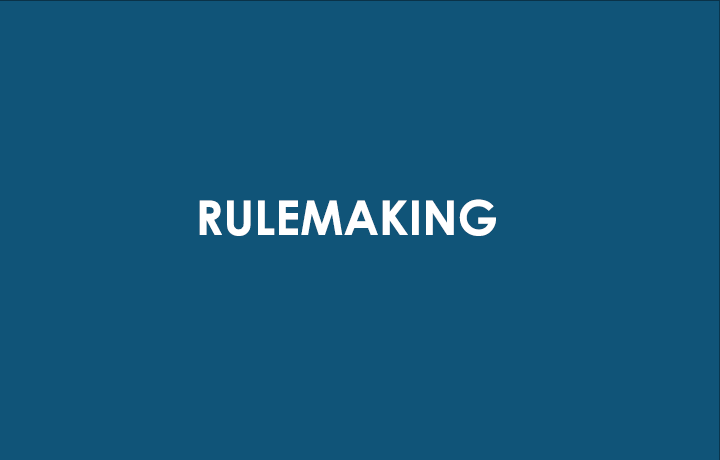 Rulemaking