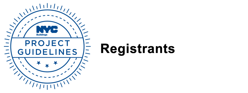 Project Guidelines for Registrants