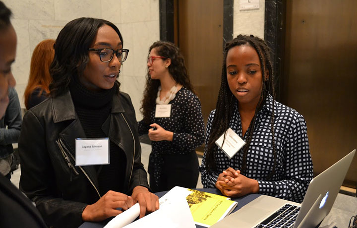 Two women attending a skill-building program
                                           