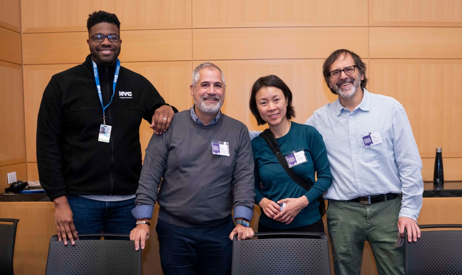 A group photo of all members in the Commission on Human Rights agency.