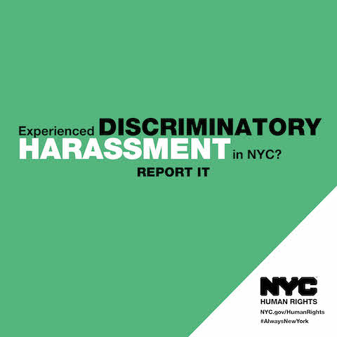 Discriminatory harassment is threats, intimidation, harassment, coercion or violence that interferes with a person's civil or constitutional rights; and is motivated in part by that person's actual or perceived race, creed, color, national origin, gender, sexual orientation, age, disability, or alienage or citizenship status or other protected status.