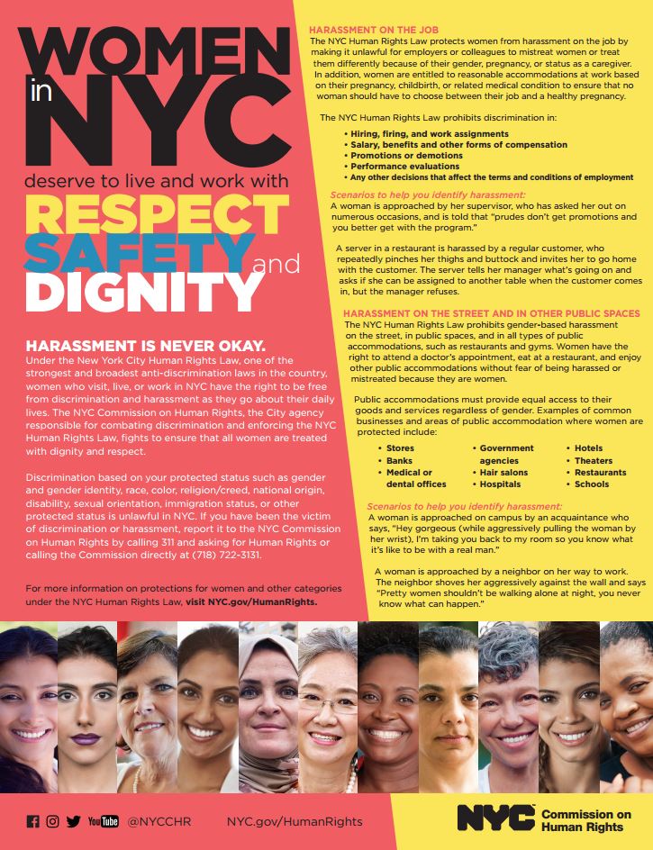 Women in NYC Fact Sheet for Download