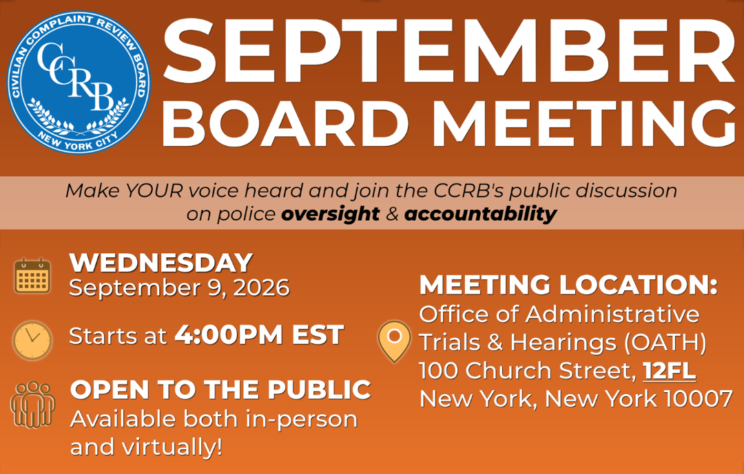 Public Board Meeting September 2026
                                           