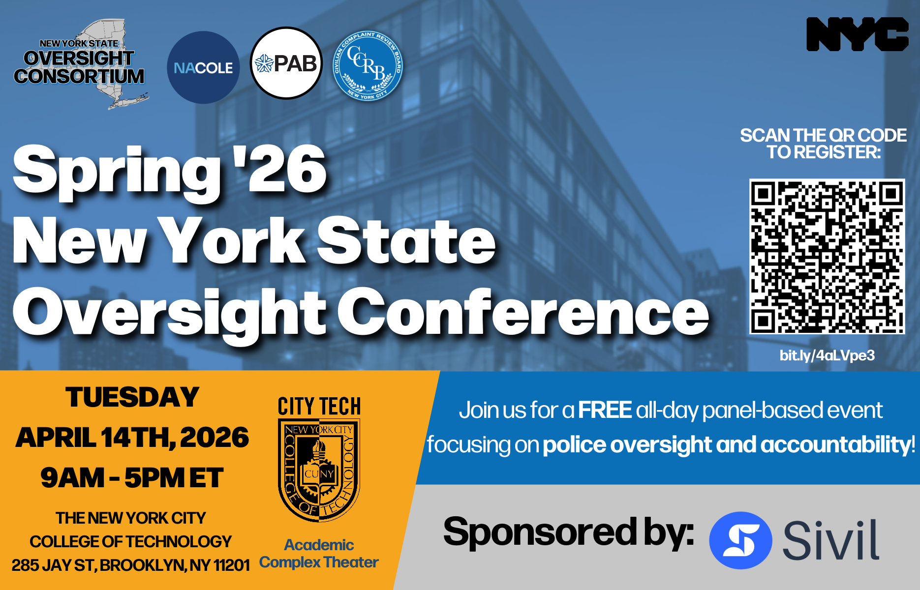 Spring 2026 New York State Oversight Conference
                                           