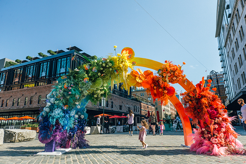 Flower Show in Meatpacking District
