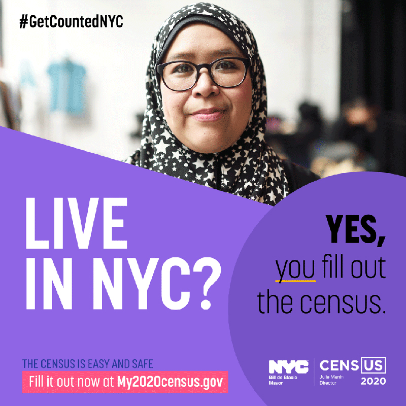 Live in NYC? Yes, you fill out the census