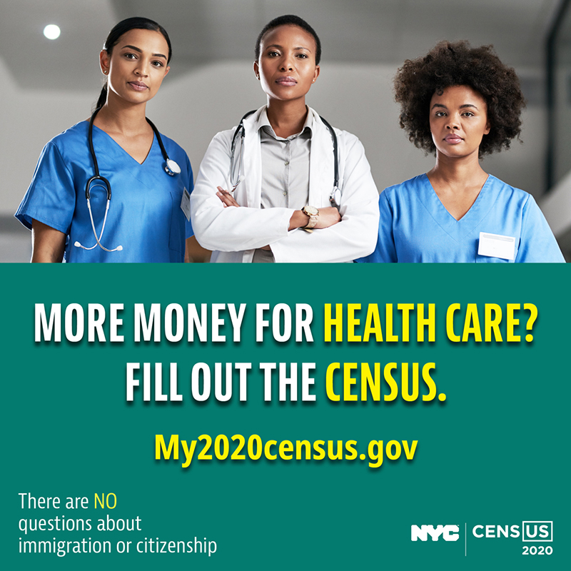 More money for health care? Fill out the census
