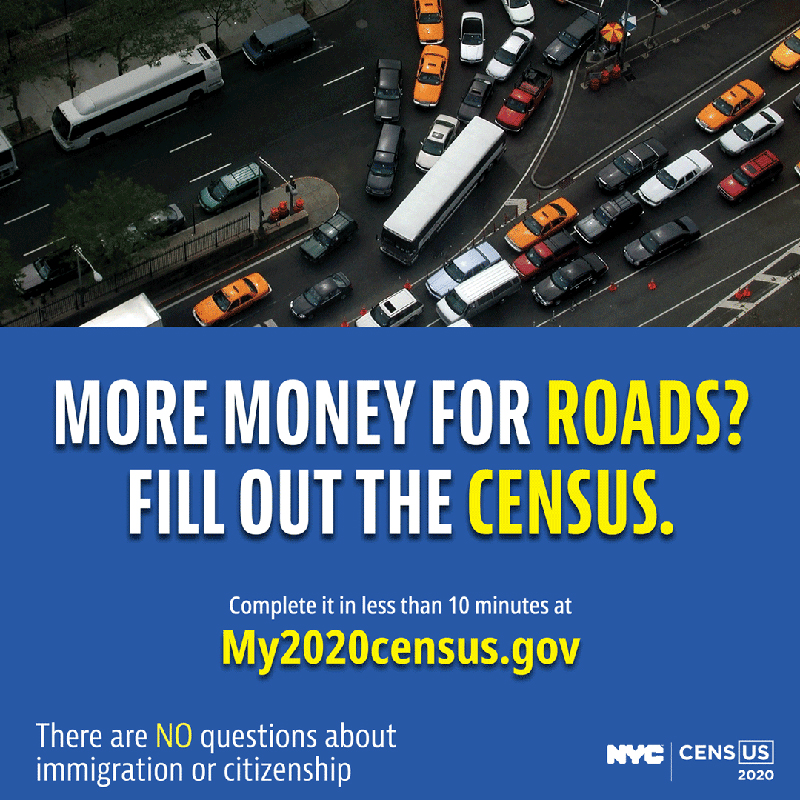More money for roads? Fill out the census