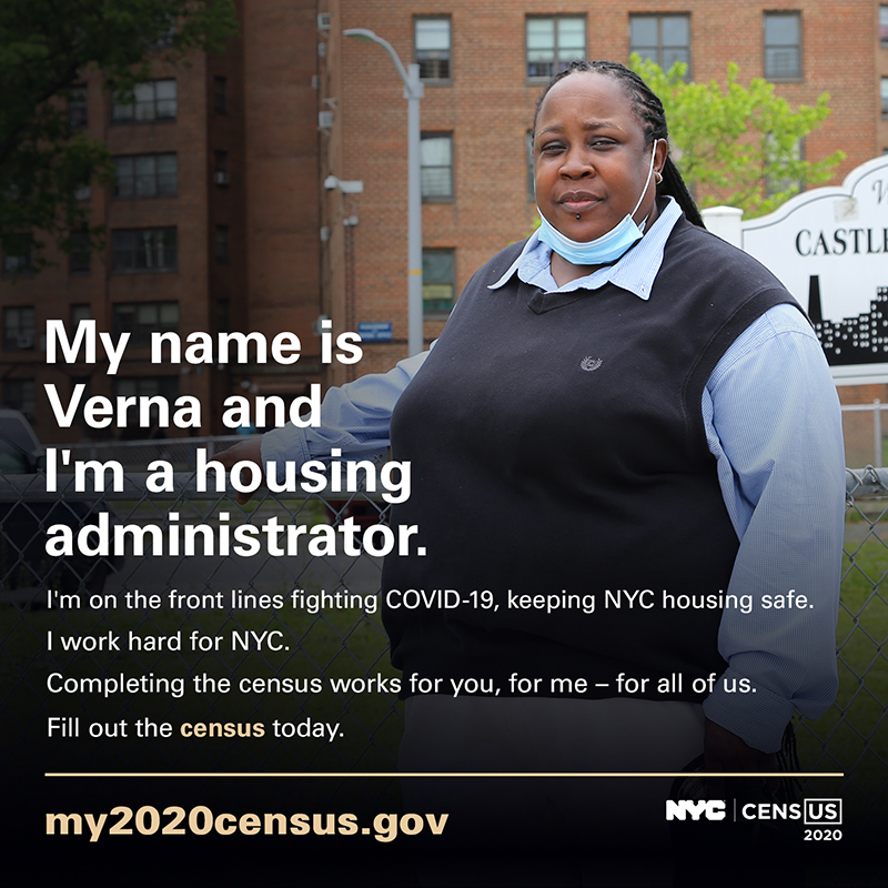 My name is Verna and I'm a housing administrator
