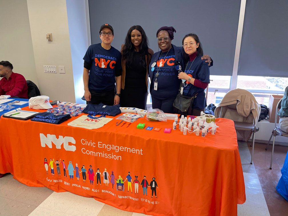 The CEC engagement team joined the Community Board 14th Annual Youth Conference at Brooklyn College.