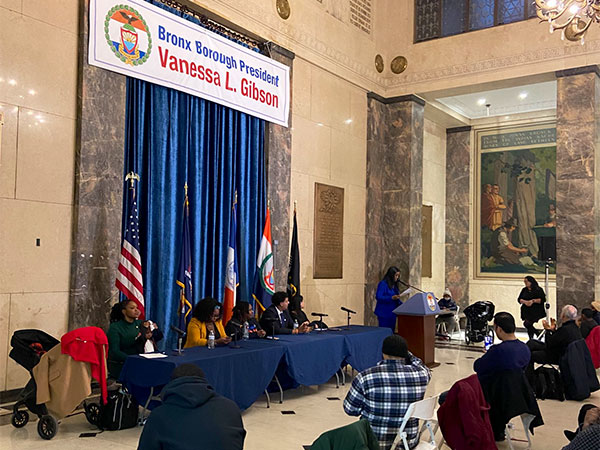 Photo of panelists at Civic Engagement Summit. 