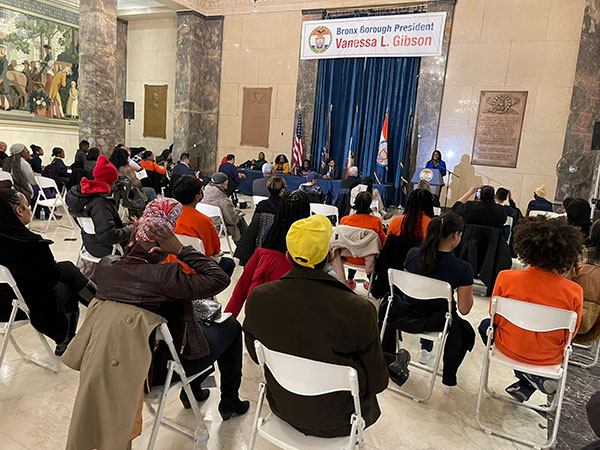 Civic Engagement Summit attendees. 