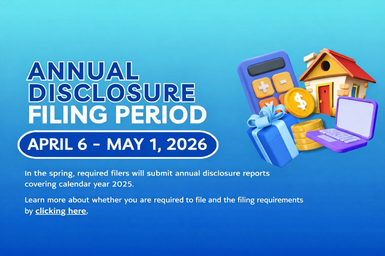 Annual Disclosure Filing Period 2026: April 6-May1
                                           