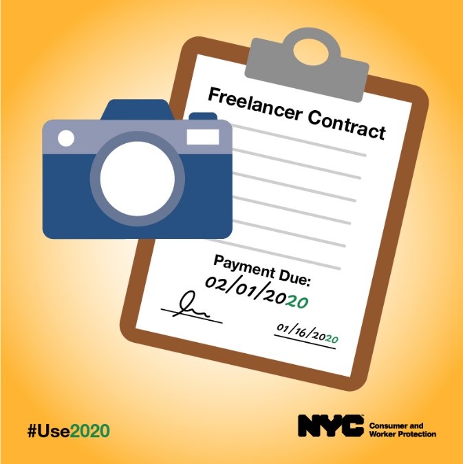 freelancer contract saying to use 2020