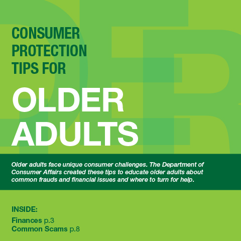 Consumer Protection Tips for Older Adults