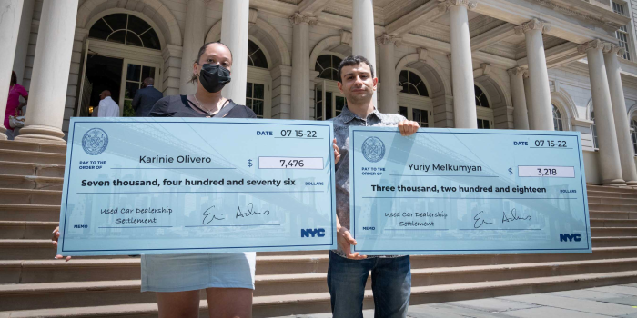 Used Car Consumers Get Restitution Checks