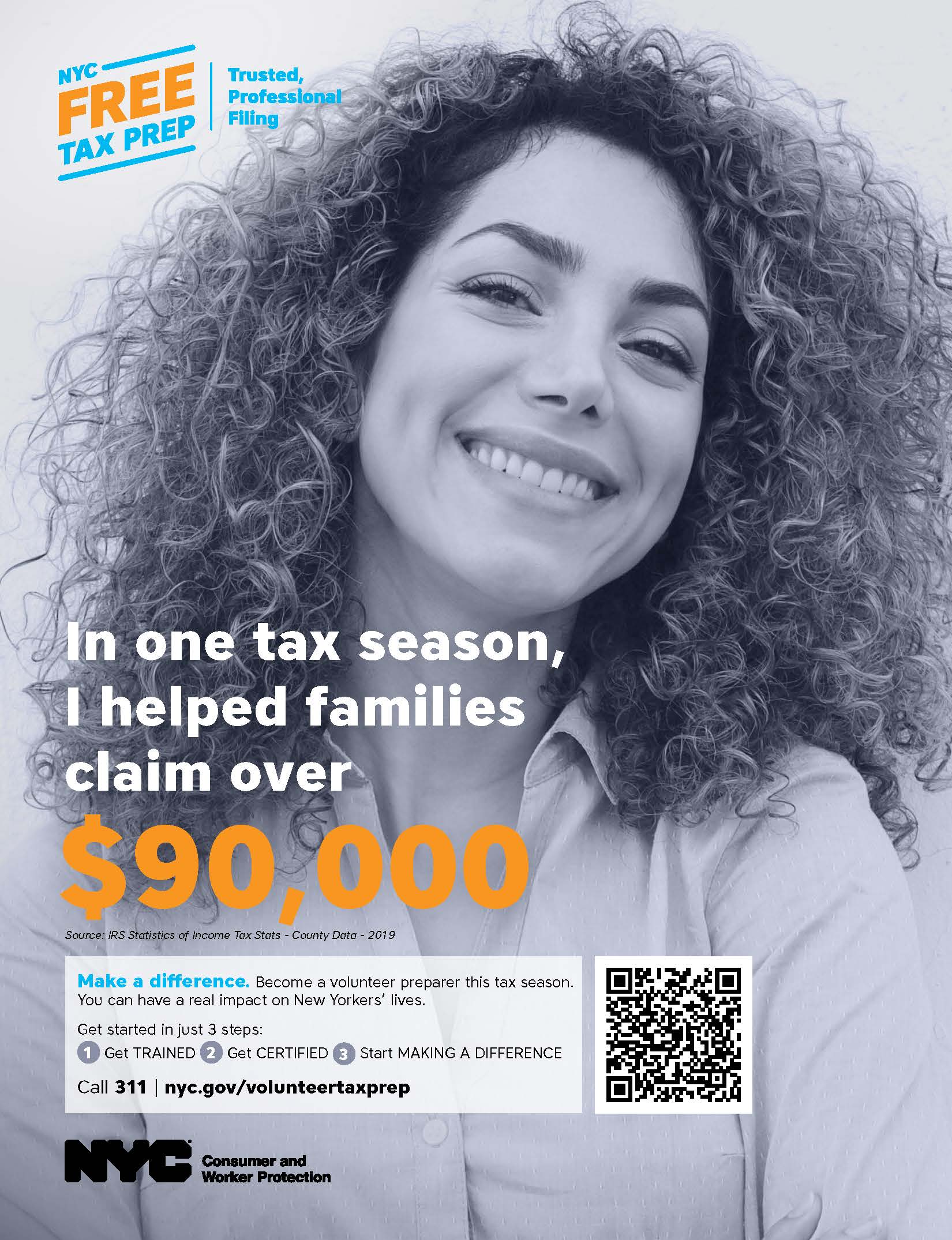 Become a Volunteer Tax Preparer Ad