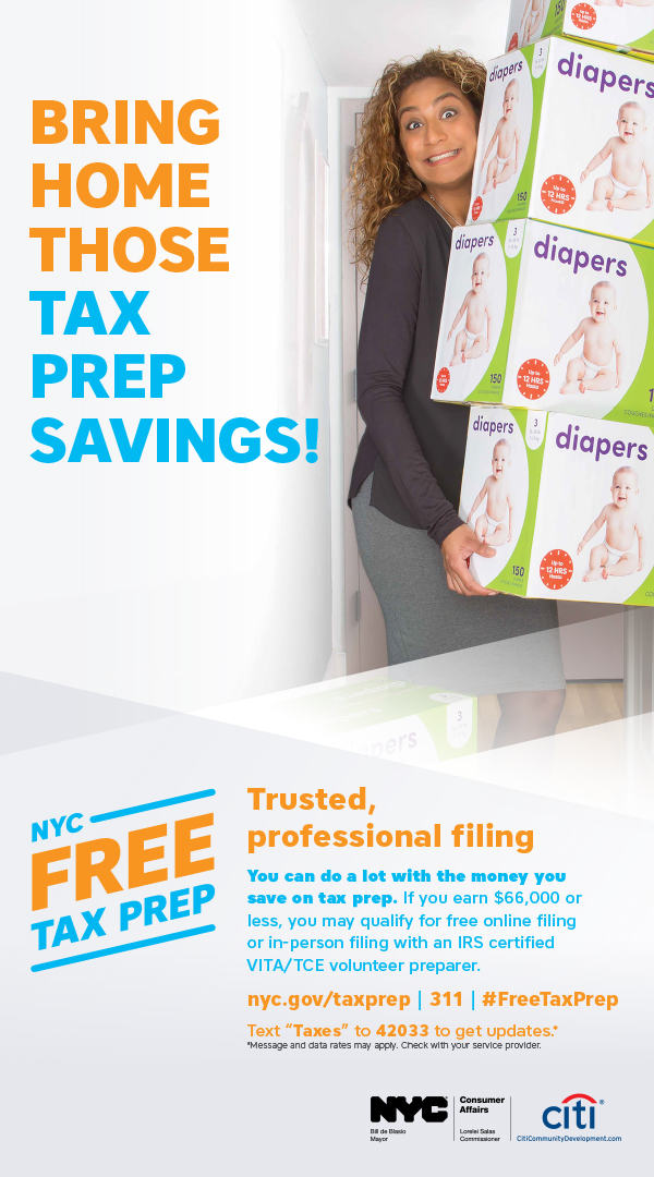 Tax Time Campaign Ad 3, BRING HOME THOSE TAX PREP SAVINGS.