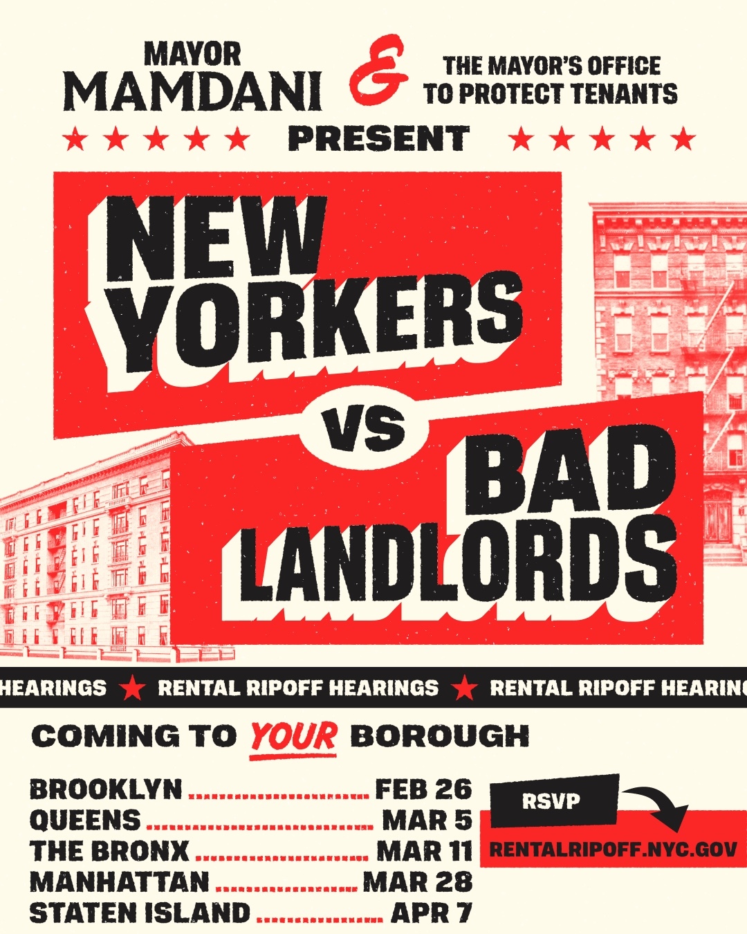 Mayor Mamdani & The Mayor's Office to Protect Tenants Present new Yorkers vs. Bad Landlords