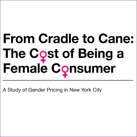 Report cover for A Study of Gender Pricing in New York City
