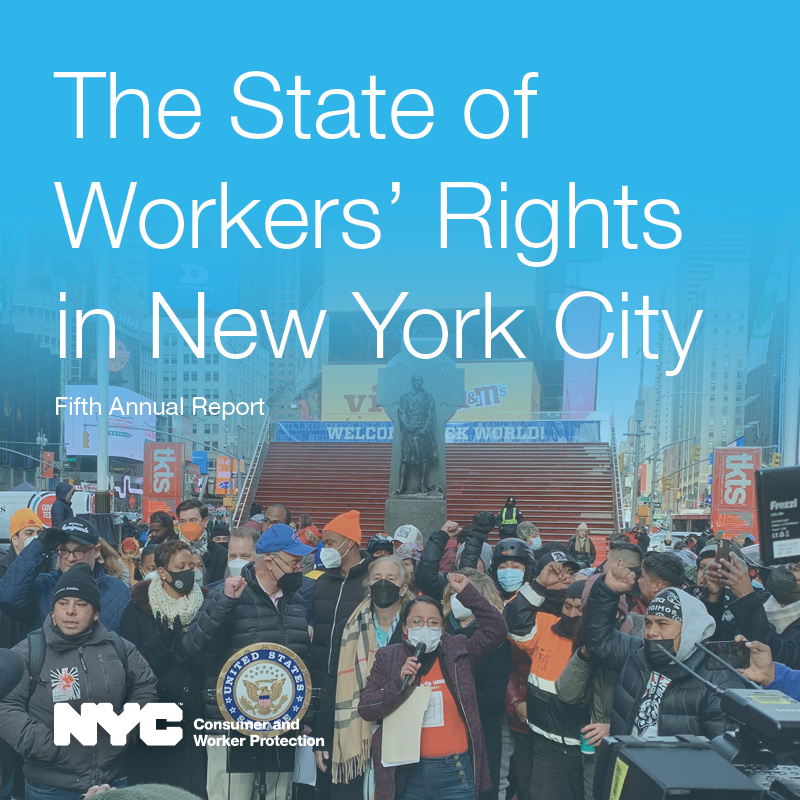 Report cover for State of Workers' Rights