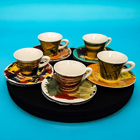 Mayor Guiliani - Espresso cups & Saucers