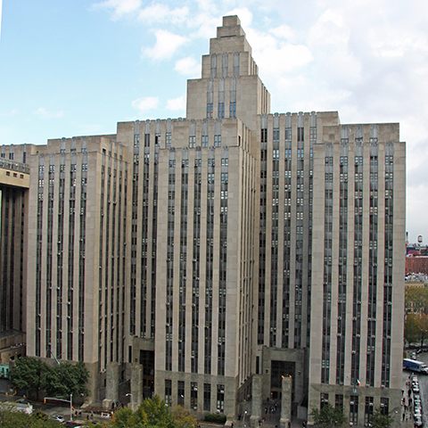 Manhattan Criminal Courthouse, 100 Centre