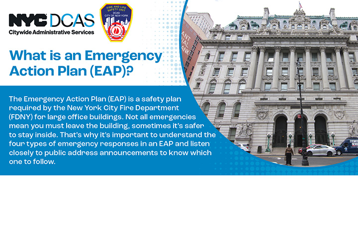 Image of 31 Chambers St; what is an Emergency Action Plan (EAP)?
                                           